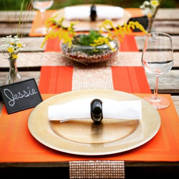 Richland Napkin Ring 2.3  Black Set of 4 For Cheap - Image 4