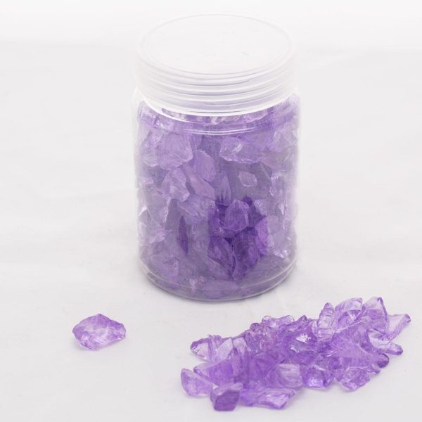 Richland Glass Pebble Vase Filler – Purple (24 Containers) Online