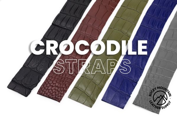 Porosus Crocodile - Single Piece Strap - Luxury Leather (STRAPS) Online Sale