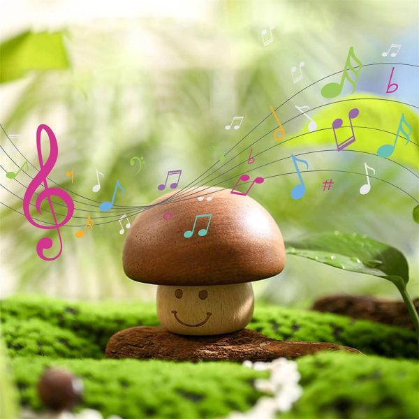 Wooden Mushroom Music Box on Sale