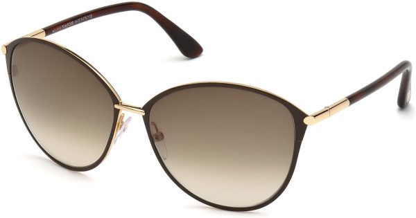 Tom Ford FT0320 Penelope Round Sunglasses For Women Supply - Image 2