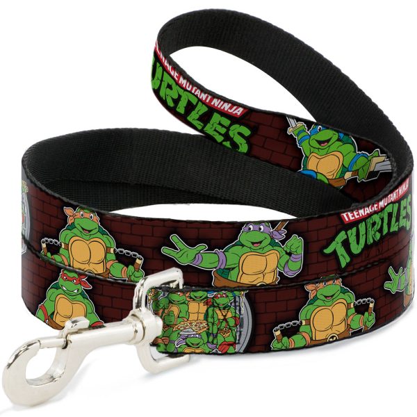 Dog Leash - Classic TEENAGE MUTANT NINJA TURTLES Battle Poses Group Pose7 Hot on Sale